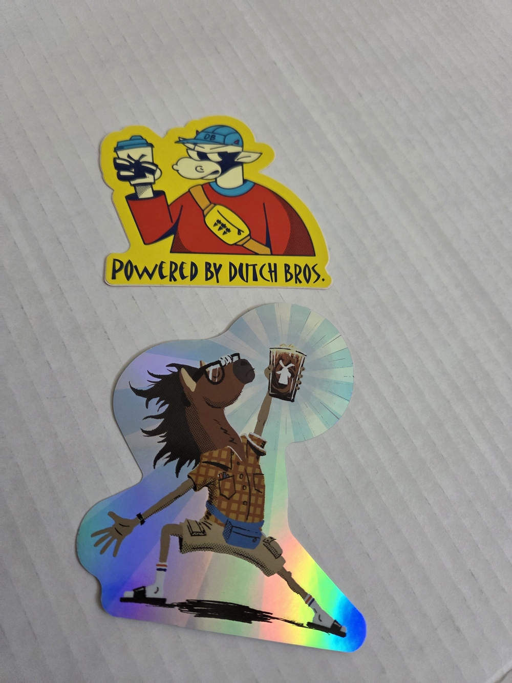 Dutch Bros authentic stickers from previous sticker drops